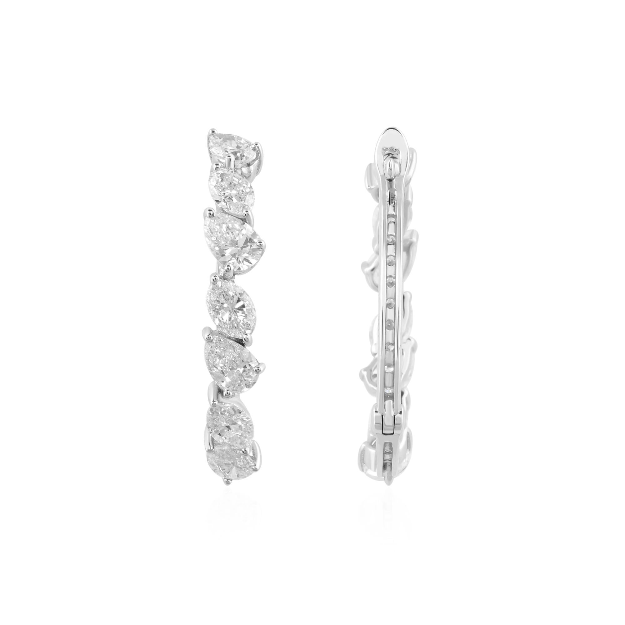 Cast from 18-karat gold, these exquisite earrings are handset with 2.33 carats of sparkling diamonds.

FOLLOW SPECTRUM JEWELS storefront to view the latest collection & exclusive pieces. Spectrum Jewels is proudly rated as a Top Seller on 1stdibs