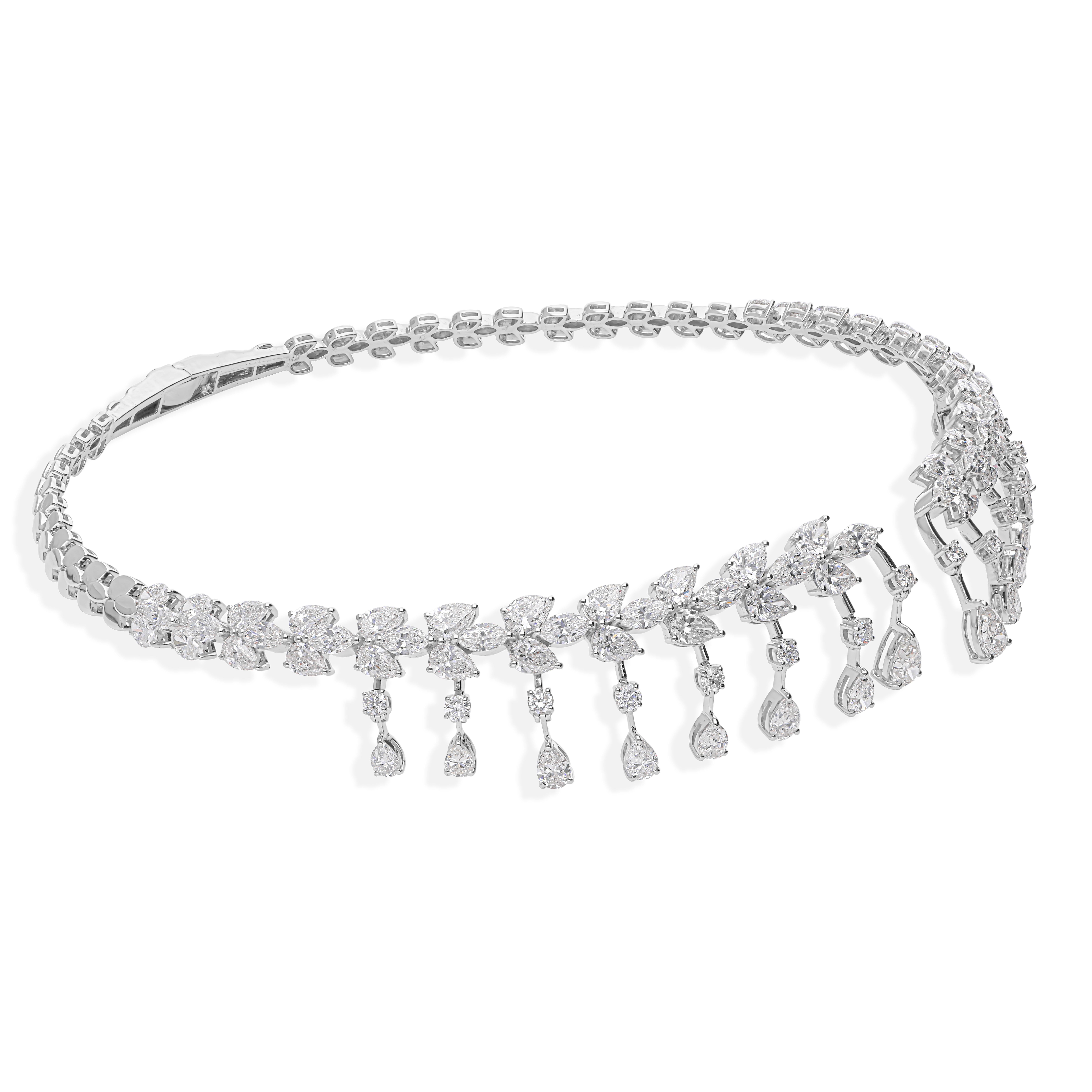 Dettagli

Codice articolo :- SECK-9563
Peso lordo :- 49.36 gm
Oro bianco 18k Peso :- 44,60 gm
Peso del diamante naturale :- 23.81 carati. (DIAMANTE DI PUREZZA MEDIA SI1-SI2 E COLORE H-I)
Taglia del girocollo: - 14 pollici 

✨ Personalizzazione
