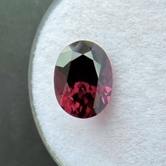 Natural 2.56ct Vivid Purple Red Spinel Rare Oval Cut Gem 9.6x7.1mm VVS