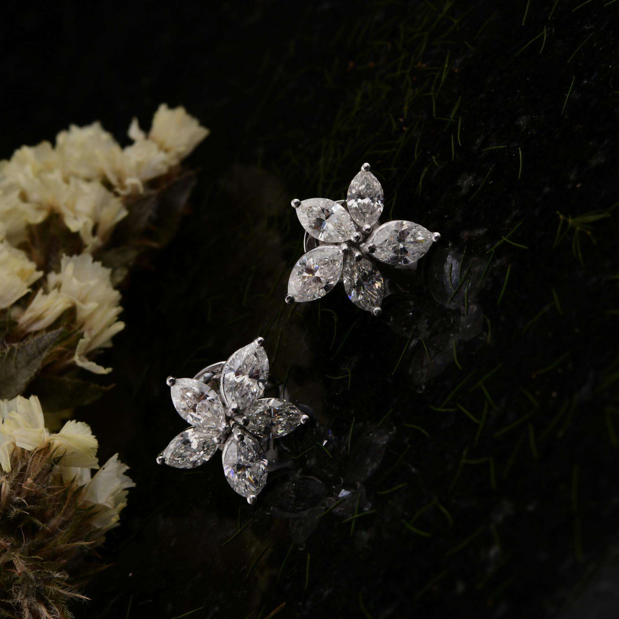 Cast from 14-karat gold, these exquisite earrings are handset with 2.60 carats of sparkling diamonds.

FOLLOW SPECTRUM JEWELS storefront to view the latest collection & exclusive pieces. Spectrum Jewels is proudly rated as a Top Seller on 1stdibs