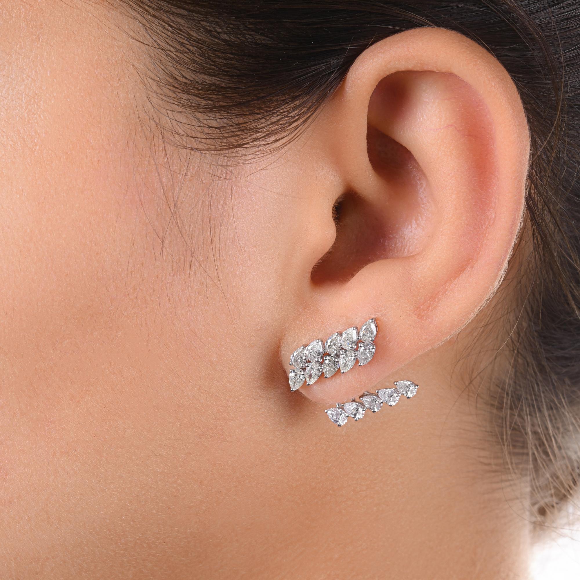 Cast from 18-karat gold, these exquisite earrings are handset with 2.76 carats of sparkling diamonds.

FOLLOW SPECTRUM JEWELS storefront to view the latest collection & exclusive pieces. Spectrum Jewels is proudly rated as a Top Seller on 1stdibs