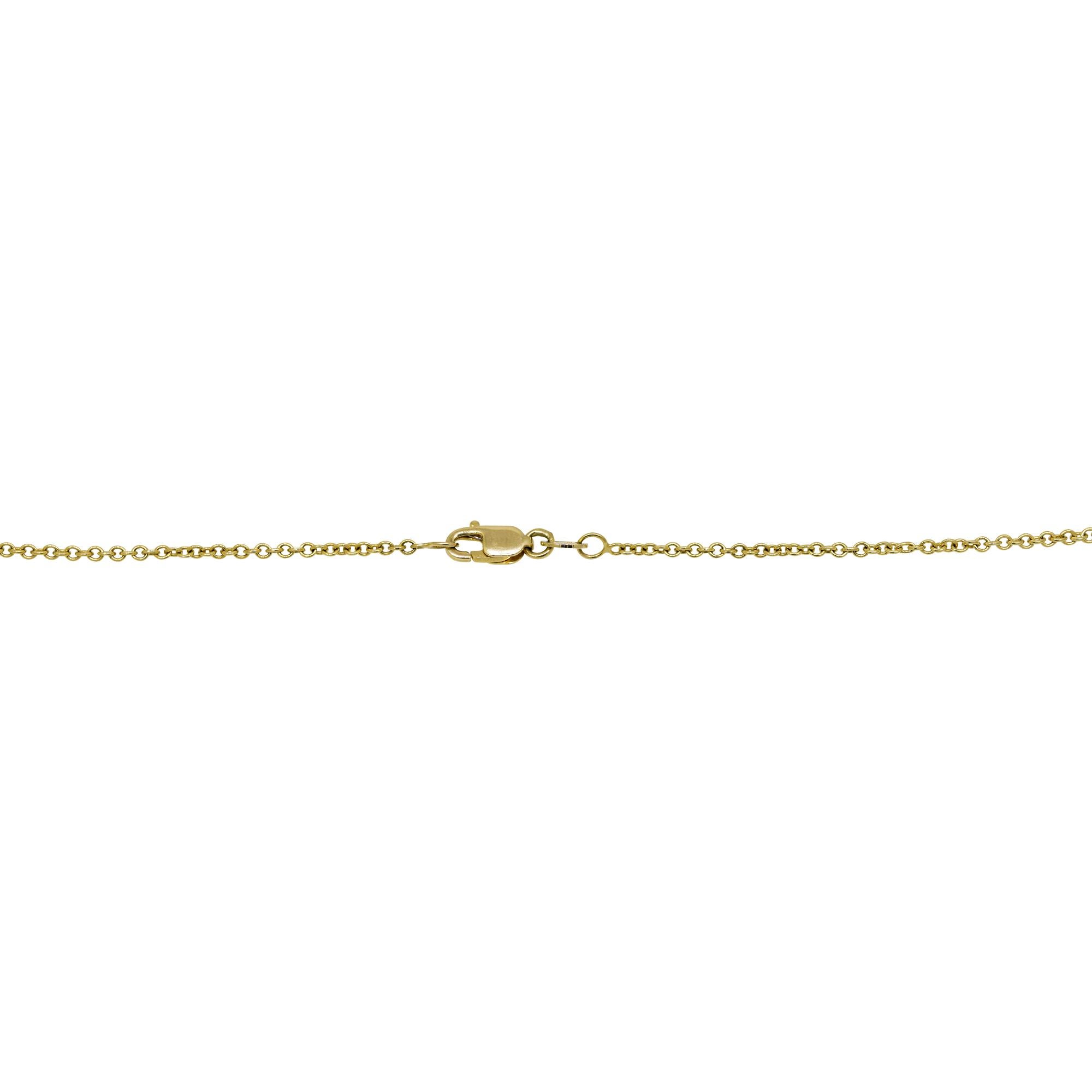 Collier flottant en or 14 carats avec diamants ronds brillants naturels de 2,79 carats Excellent état - En vente à Boca Raton, FL
