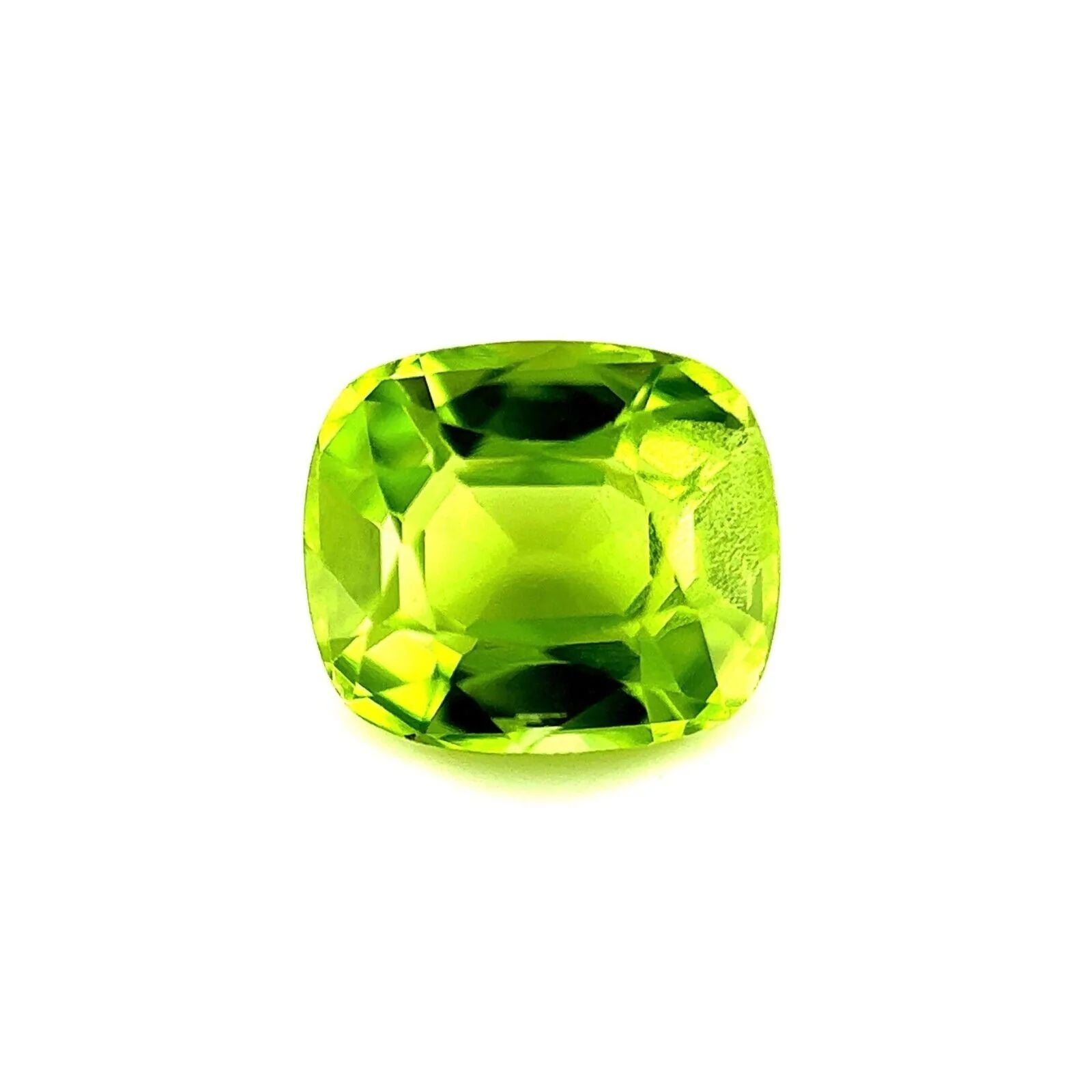 Natural 2.44ct Vivid Green Peridot Octagon Ascher Cut Loose Gem at 1stDibs
