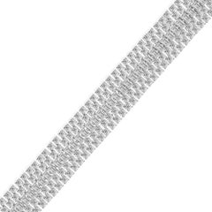 Natural 29.21 Carat SI/H Mixed Diamond Bracelet 14 Karat White Gold Jewelry