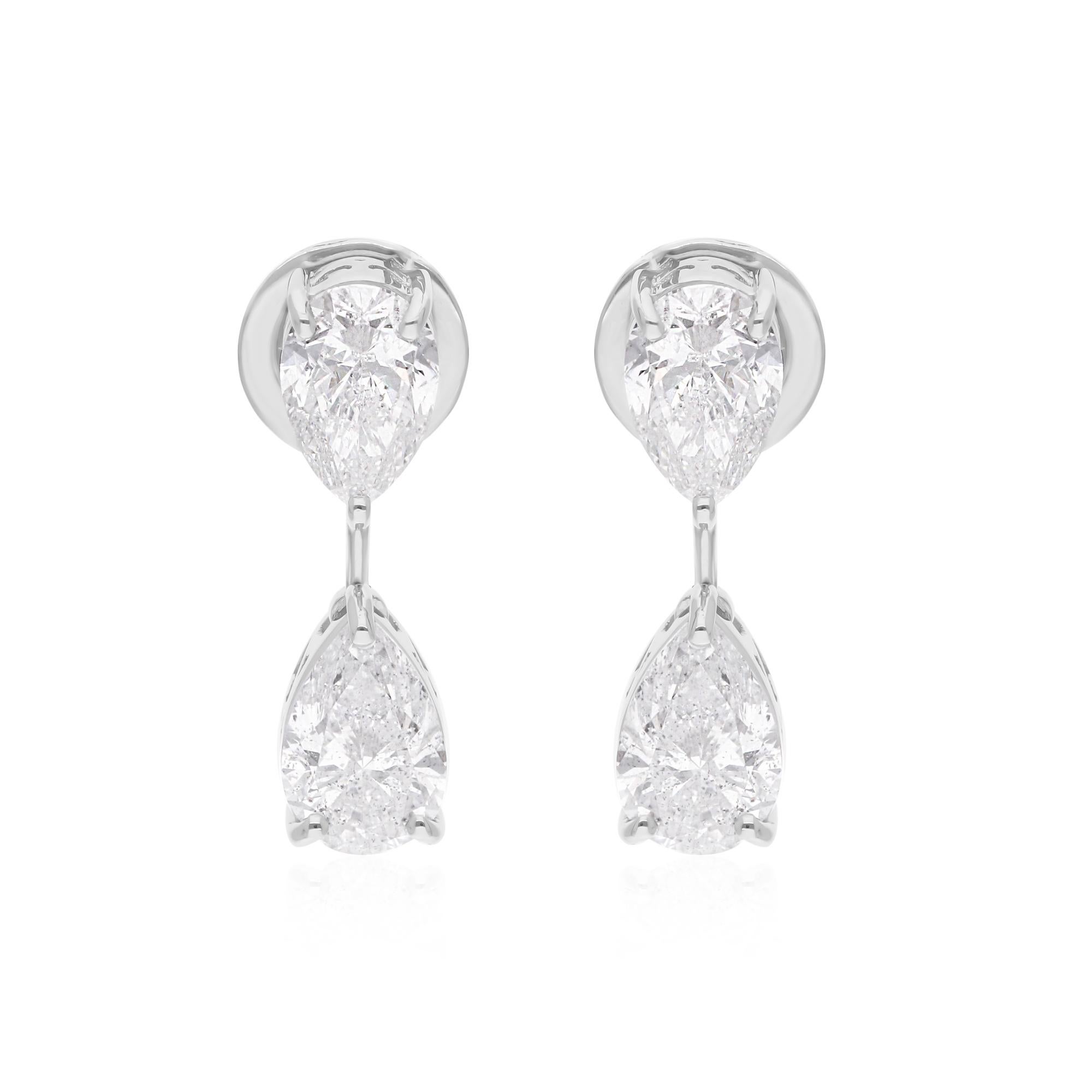 Cast from 18-karat gold, these exquisite earrings are handset with 3 carats of sparkling diamonds.

FOLLOW SPECTRUM JEWELS storefront to view the latest collection & exclusive pieces. Spectrum Jewels is proudly rated as a Top Seller on 1stdibs with