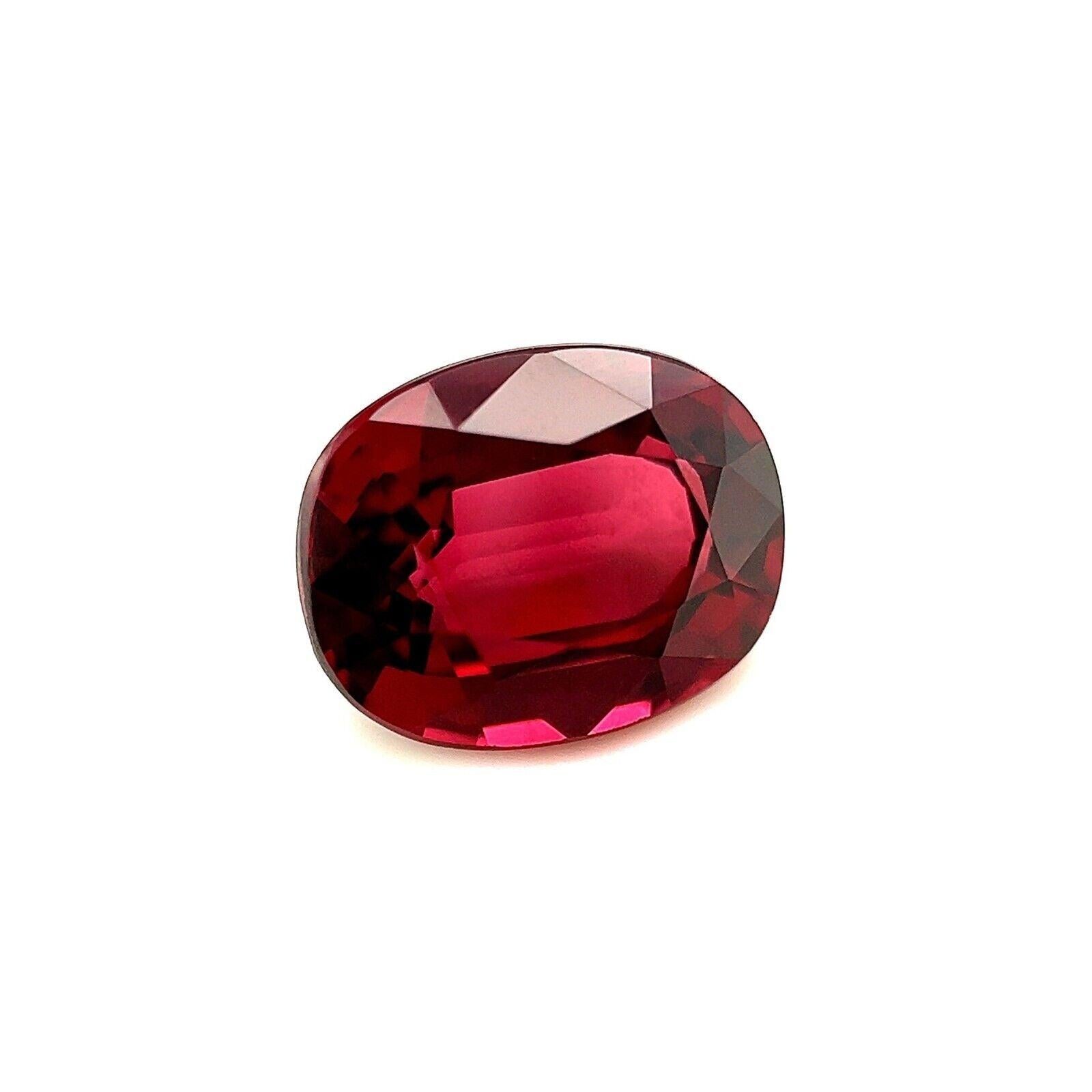 Natural 3.02ct Deep Purple Red Rhodolite Garnet Oval 9.2x7.4mm Loose Gemstone

Natural Loose Rhodolite Garnet Gem.
3.02 Carat with a beautiful deep purple red colour and good clarity, a clean stone with only some small natural inclusions visible