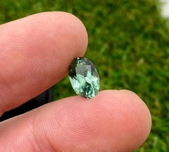 Gema suelta de turmalina natural de 3,21 quilates, talla ovalada, Nigeria , Certificado.