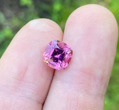 Natural 3.25Ct. Tourmaline Loose gemstone, Cushion cut, Origin Afghanistan.