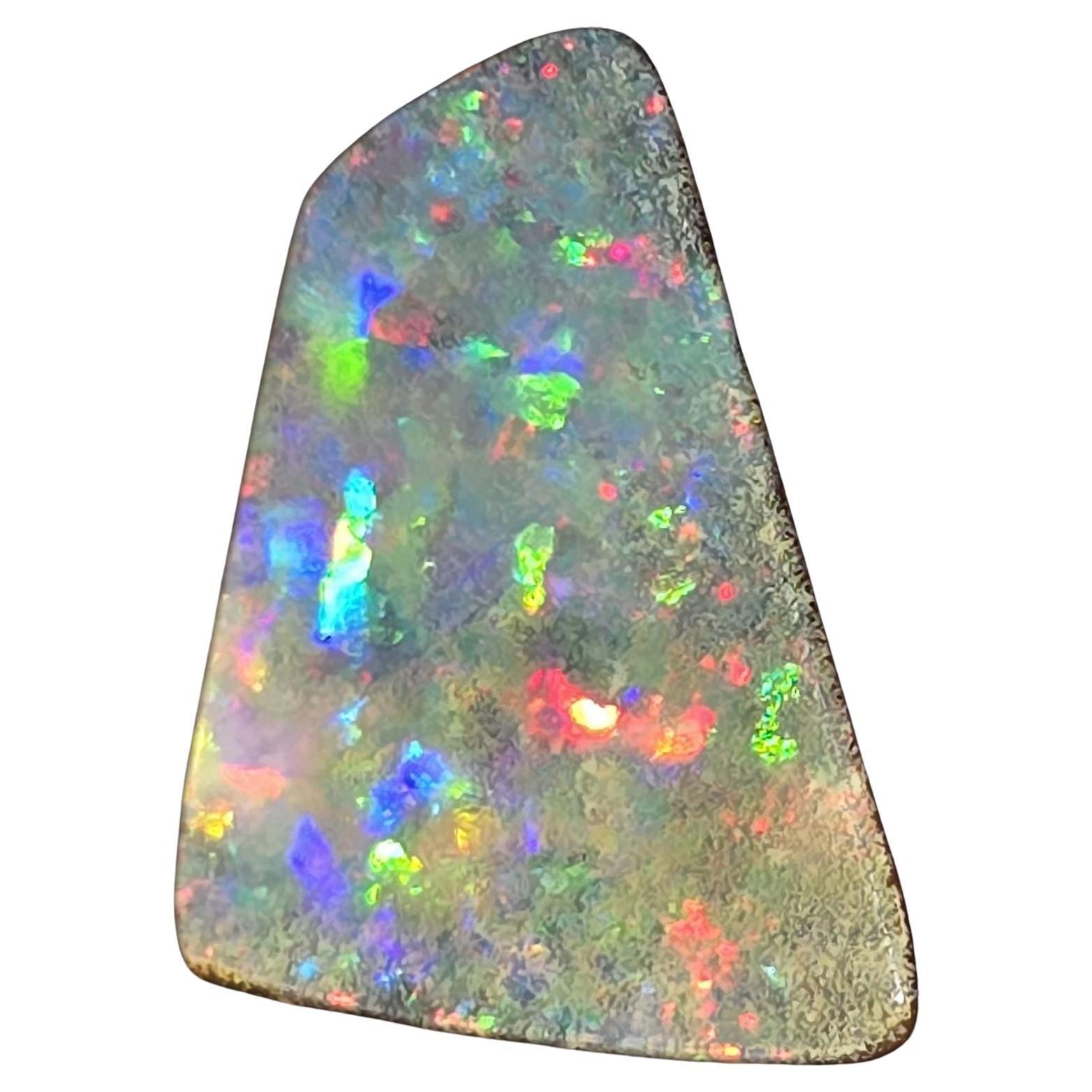 Natural 3.53 Australian pink and green boulder opal mined by Sue Cooper