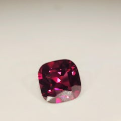 Natural 3.60 carat Unheated Red Spinel, Square cushion Cut Gemstone