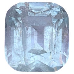 Natürlicher 36,23 Karat hellblauer Aquamarin im Kissenschliff, loser Edelstein für Anhänger