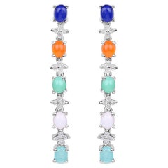 Chrysophrase Dangle Earrings