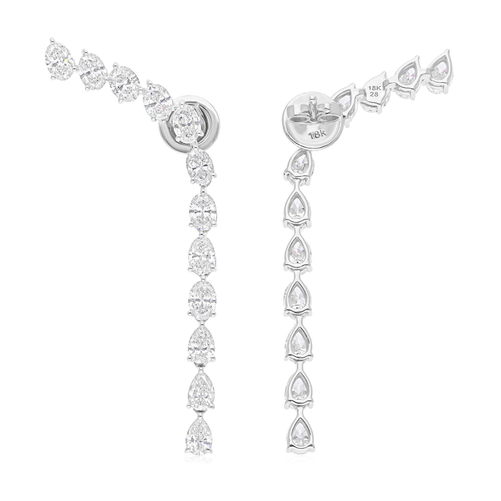 Cast from 18-karat gold, these exquisite earrings are handset with 1.00 carats of sparkling diamonds.

FOLLOW SPECTRUM JEWELS storefront to view the latest collection & exclusive pieces. Spectrum Jewels is proudly rated as a Top Seller on 1stdibs
