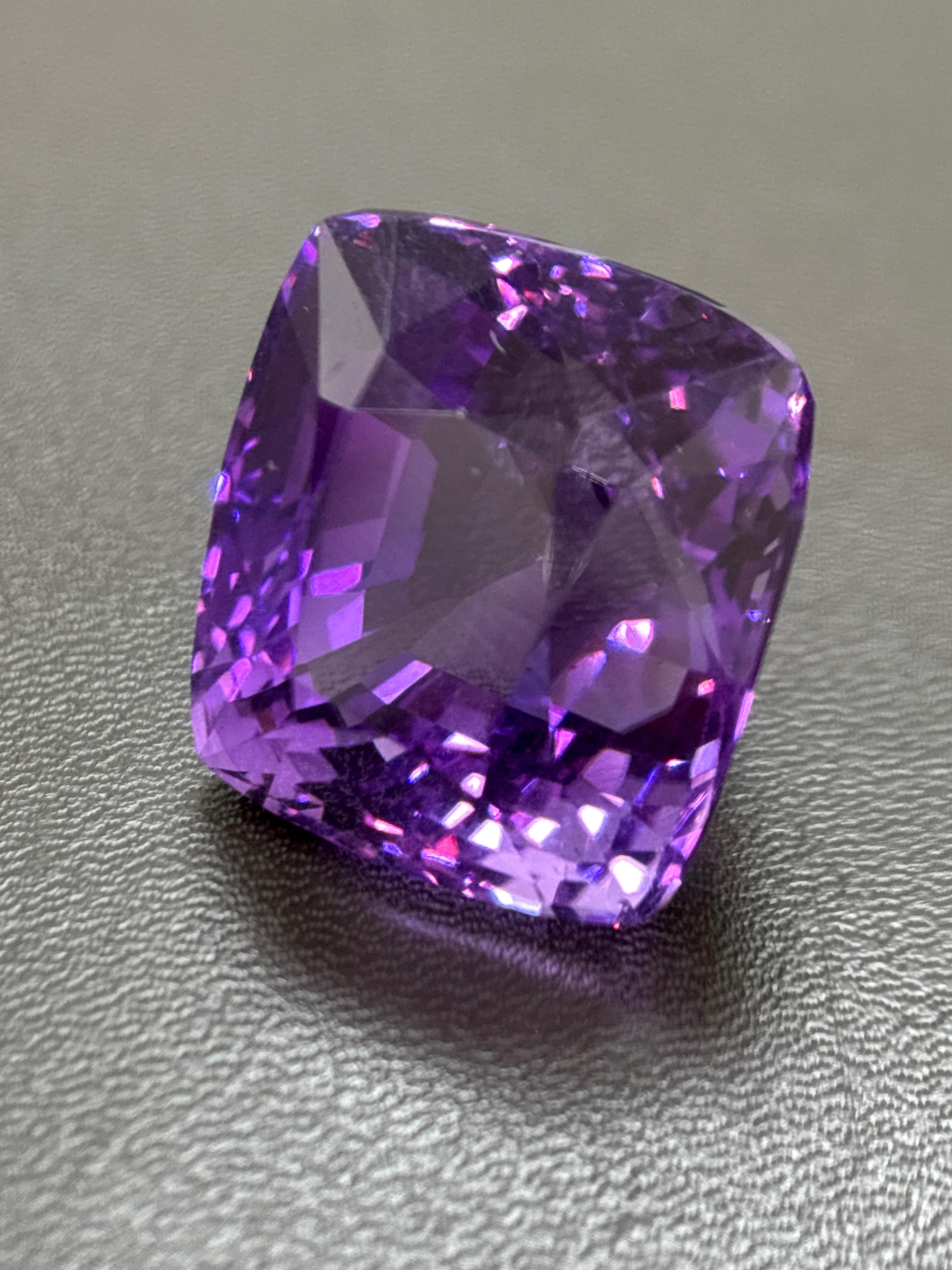 Natürlicher 45,65 Karat Burma- Amethyst ohne Hitze, natürlich im Angebot 6