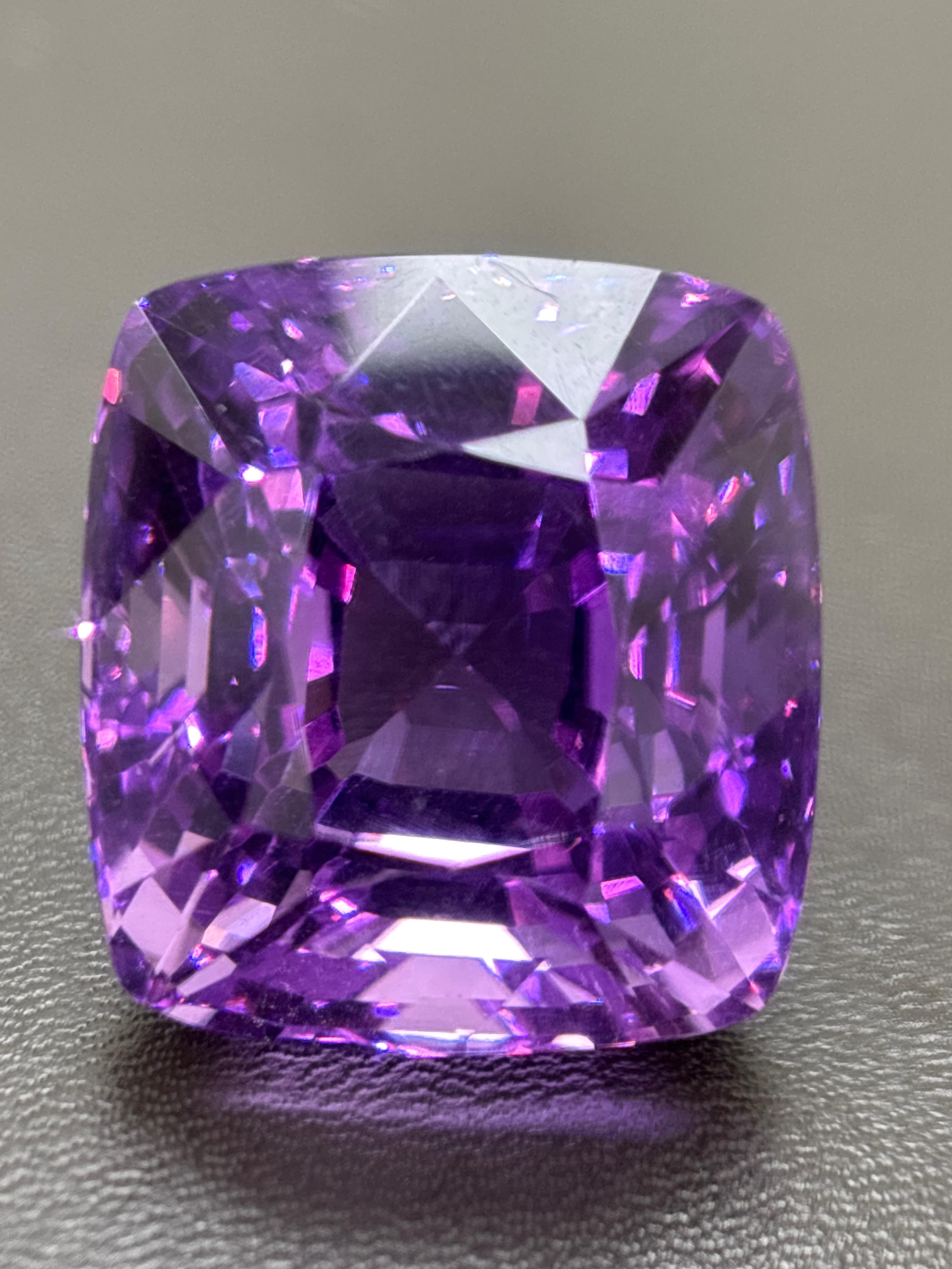 Natürlicher 45,65 Karat Burma- Amethyst ohne Hitze, natürlich im Angebot 2