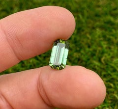 Natural 4.94 Ct., Tourmaline Loose gemstone, Baguette , Afghanistan, Certificate