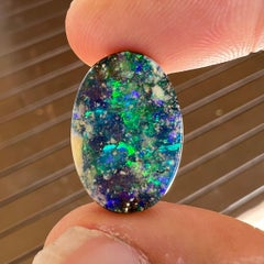 Natürlicher australischer Boulder-Opal von 5.89 Karat, abgebaut von Sue Cooper