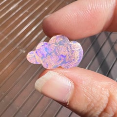Natural 6.27 Ct Wood Replacement Australian Opal Cloud mined by Sue Cooper