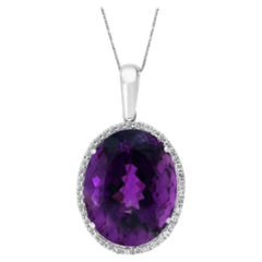 18K Yellow Gold Diamond Pendant Necklace, 3 Carats, India, New
