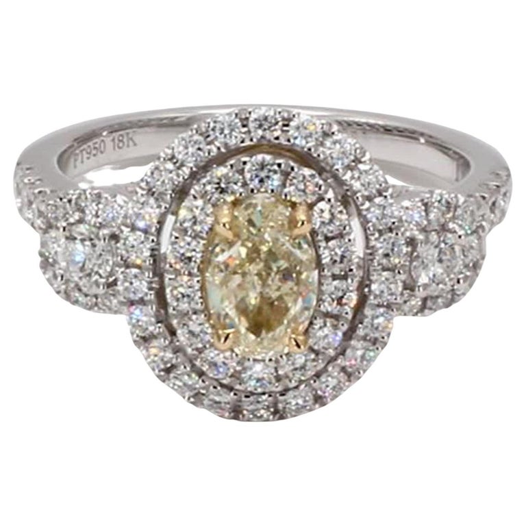 Bague rubis rouge naturel ovale or blanc - Bijoux d'Expert Paris