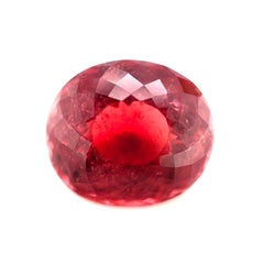 Natural 7.10ct Orange Pink Tourmaline Oval Cut Rubellite Loose Gem12.8x11.2mm