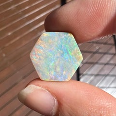 Natural 8.30 Ct Australian pastel boulder opal mined by Sue Cooper