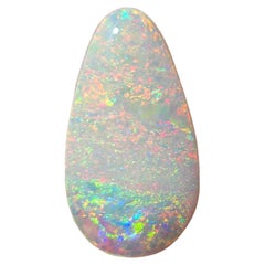 Natural 9.42 Ct Australian light pastel boulder opal mined by Sue Cooper