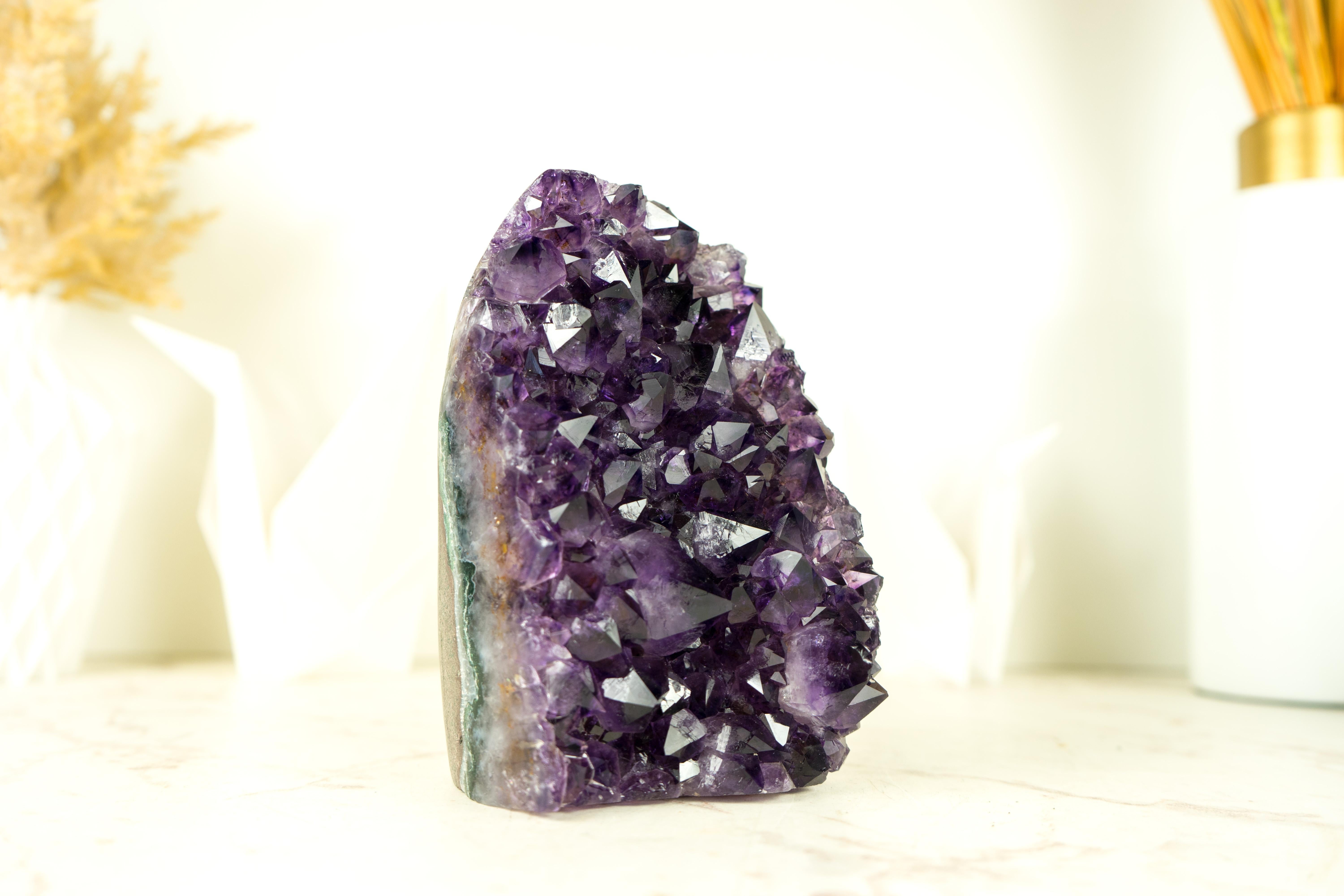 Natural AAA Amethyst Cluster, with Sparkly, AAA Deep Purple Amethyst For Sale 4