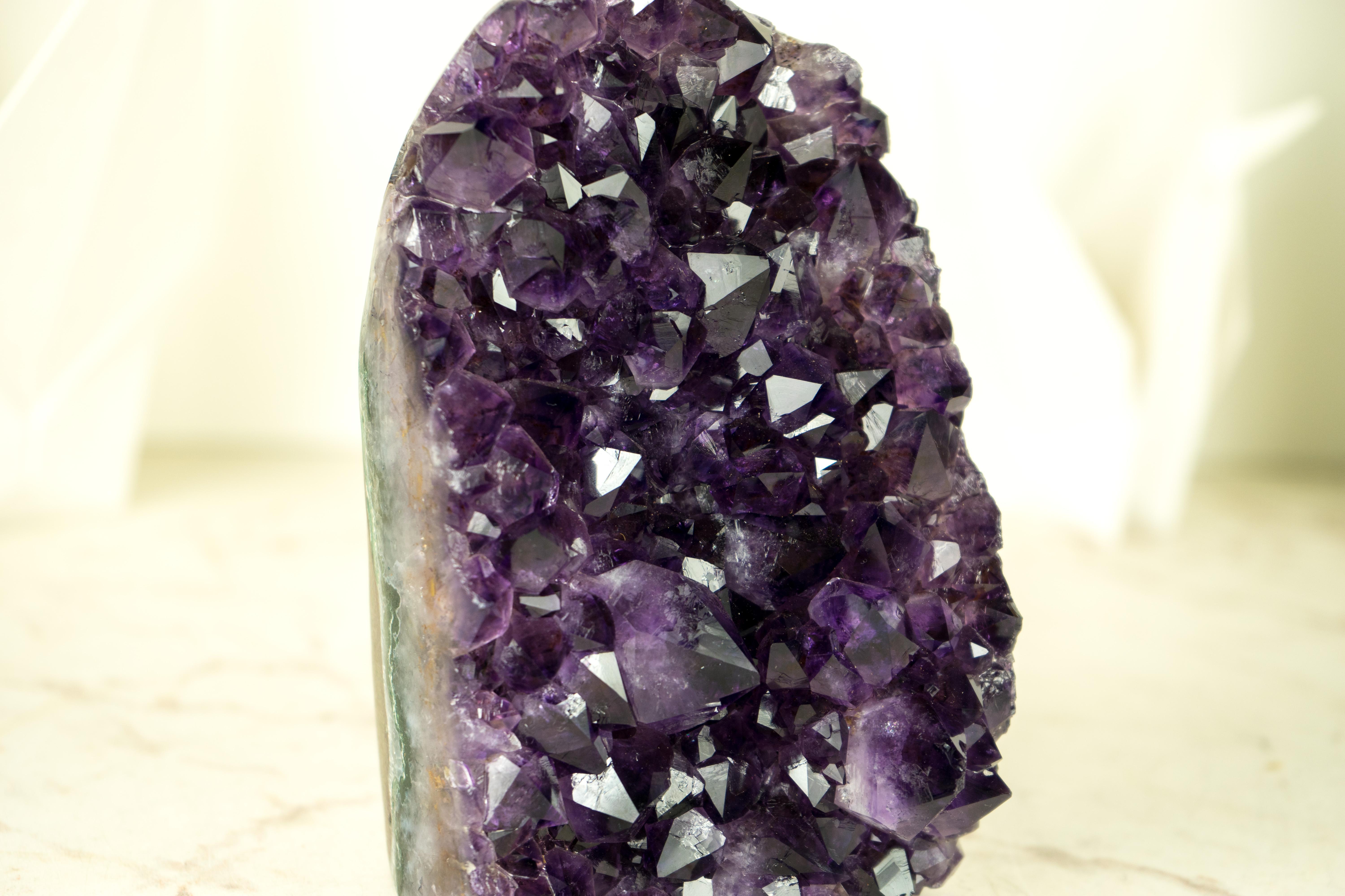 Natural AAA Amethyst Cluster, with Sparkly, AAA Deep Purple Amethyst For Sale 6