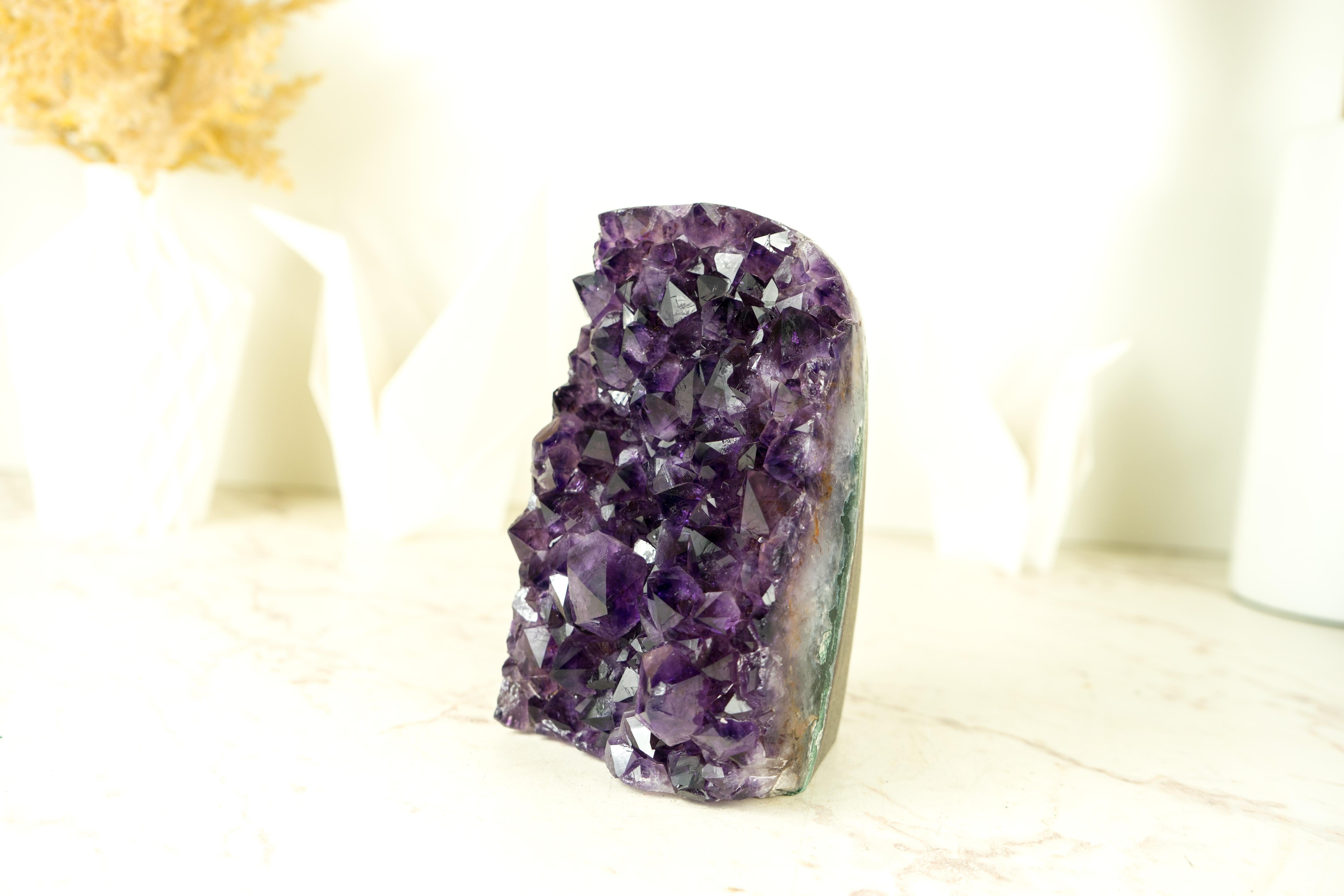Natural AAA Amethyst Cluster, with Sparkly, AAA Deep Purple Amethyst For Sale 2