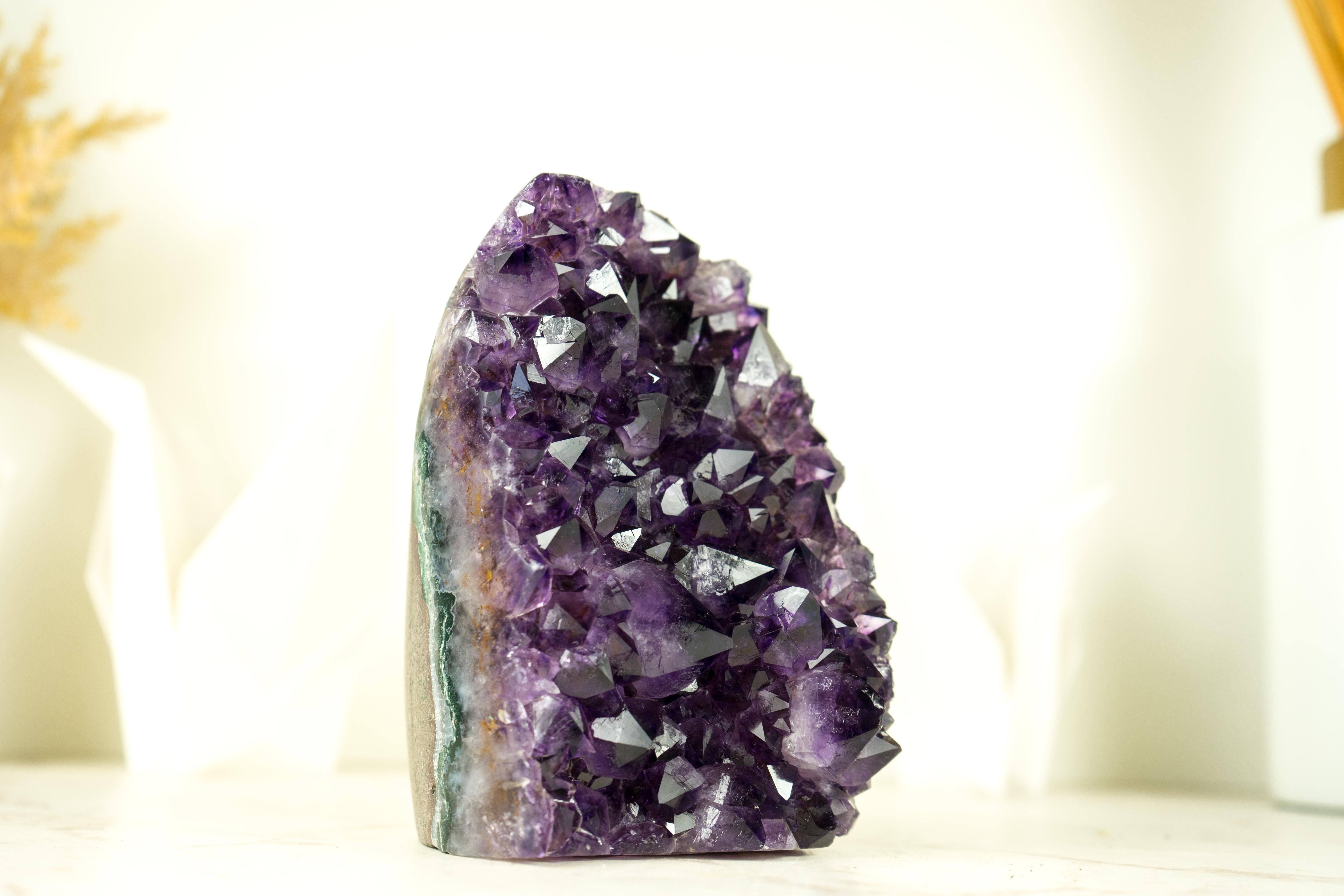 Natural AAA Amethyst Cluster, with Sparkly, AAA Deep Purple Amethyst For Sale 3