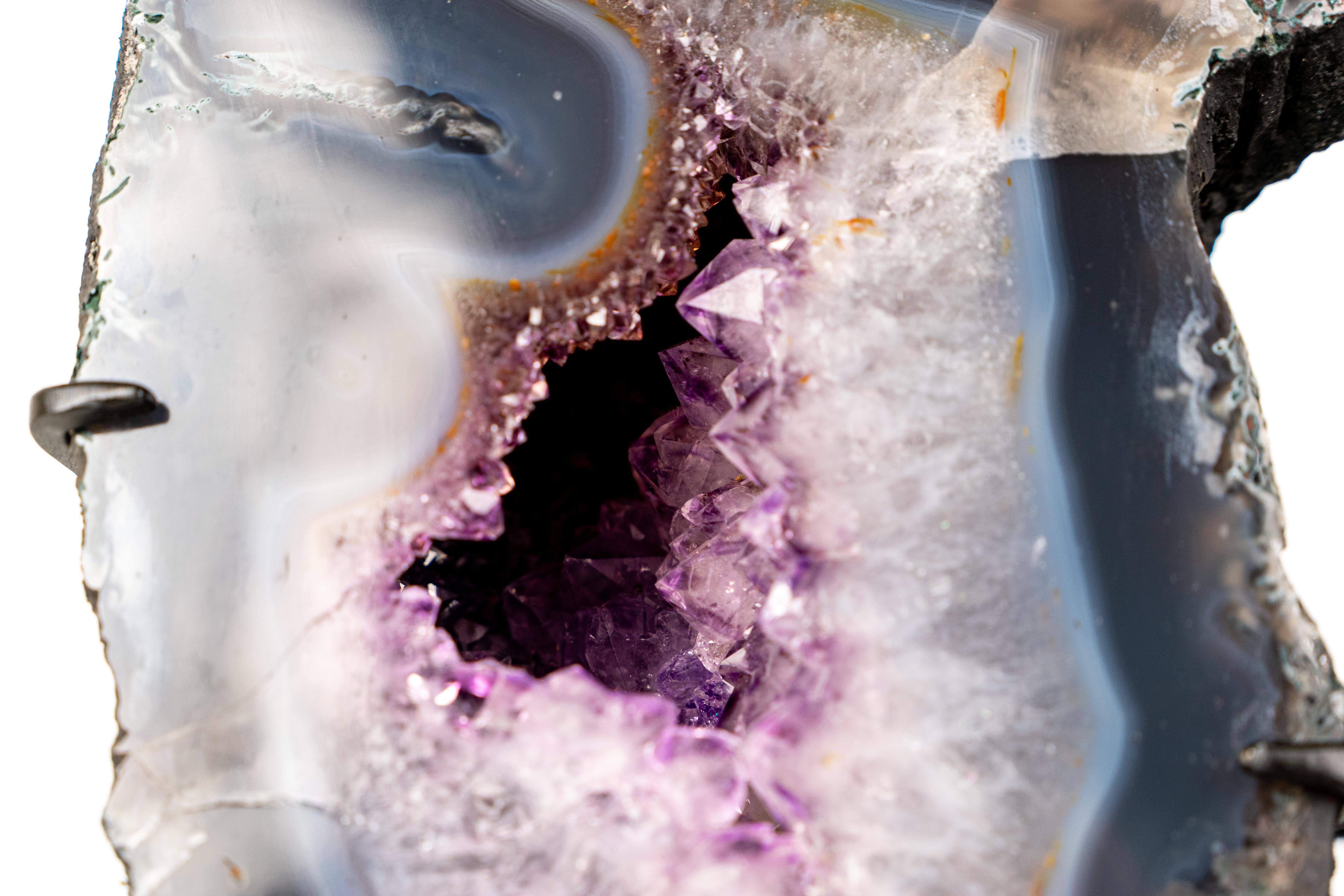 Natural Agate Butterfly Geode Wings For Sale 4