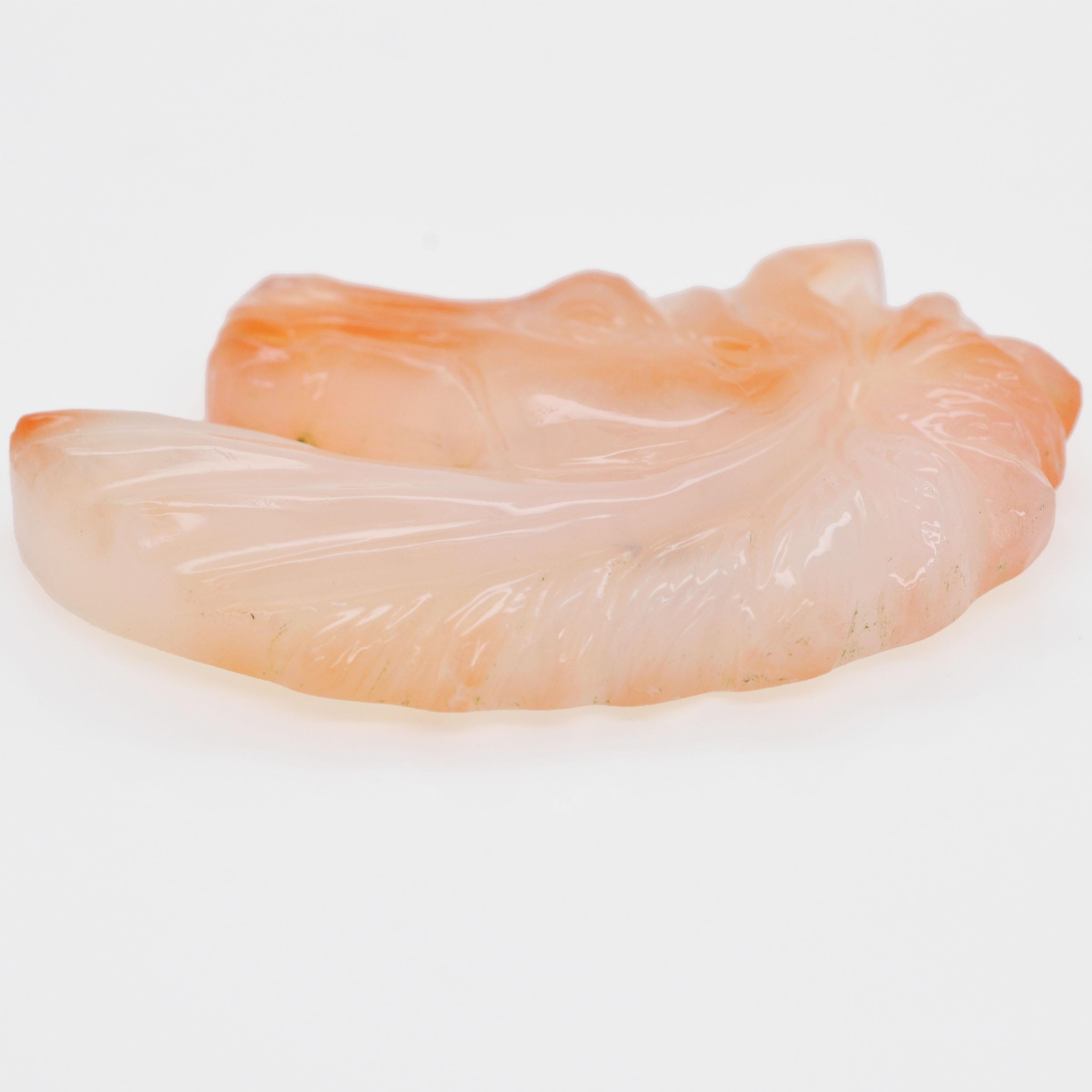 Natural Agate Chalcedony Horse Face Carving Loose Gemstone for Pendant Brooch In New Condition For Sale In Jaipur, Rajasthan