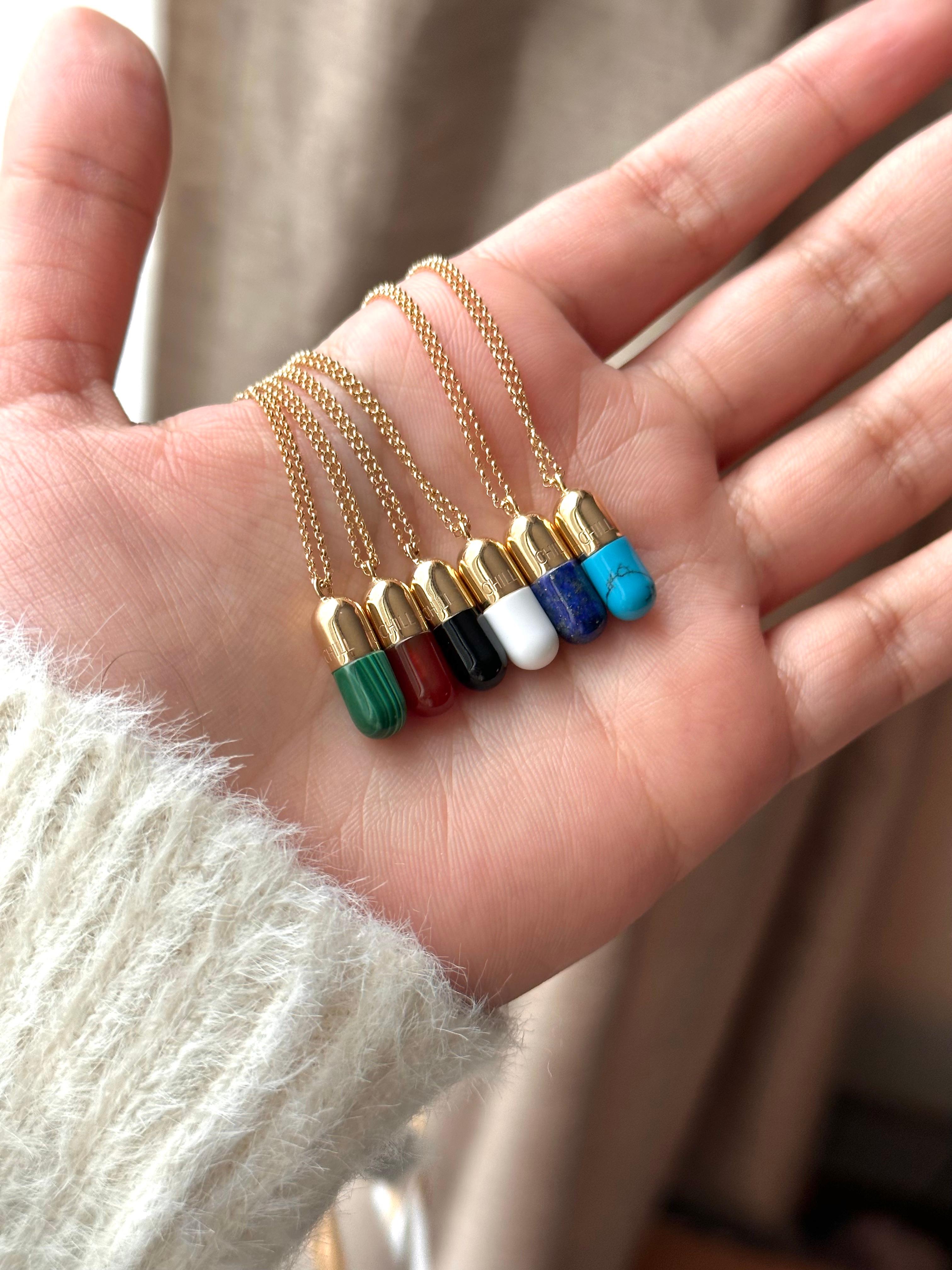 pill charm necklace