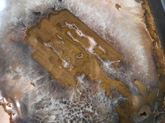 Natural Agate Slab on Stand