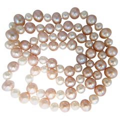 Natural Akoya and Freshwater Endless Necklace*