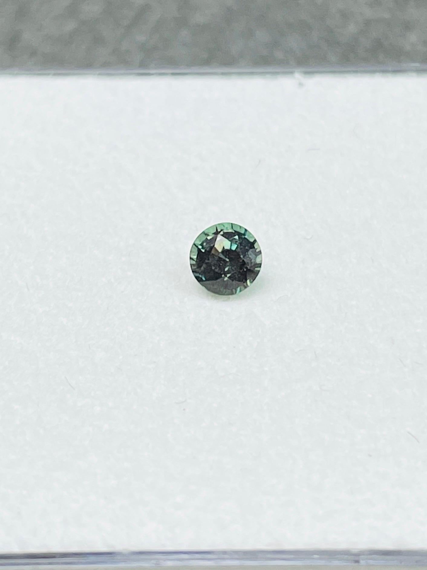 Natural Alexandrine 0.23ct deep green to pinkish color change rare gemstone  For Sale 3