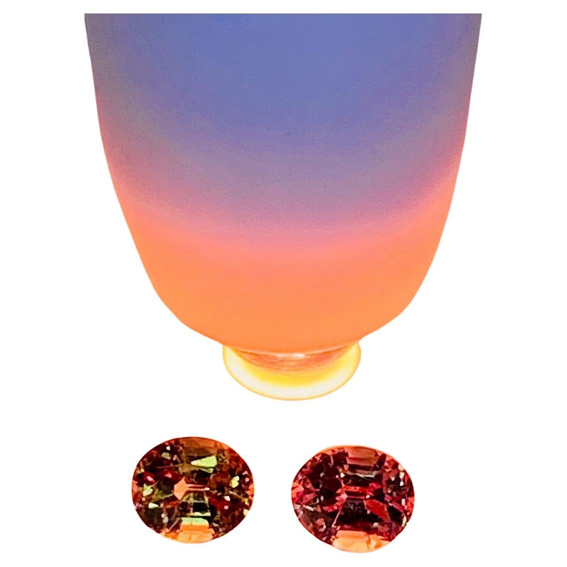 AXC12
Natürlicher Alexandrit Paar Grün bis orange rosa Auge saubere Qualität

Name Stein : Alexandrit
Gewicht : 0,67ct Paar 
Farbe: grün (wechselt zu orange-rosa)
Klarheit: nahezu augenrein 
Herkunft: srilanka 
Schnitt: Standardschnitt (nicht