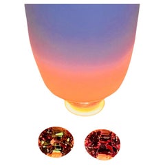 Natural Alexandrite Pair Green to Orange pink 0.67 Ct  eye clean quality