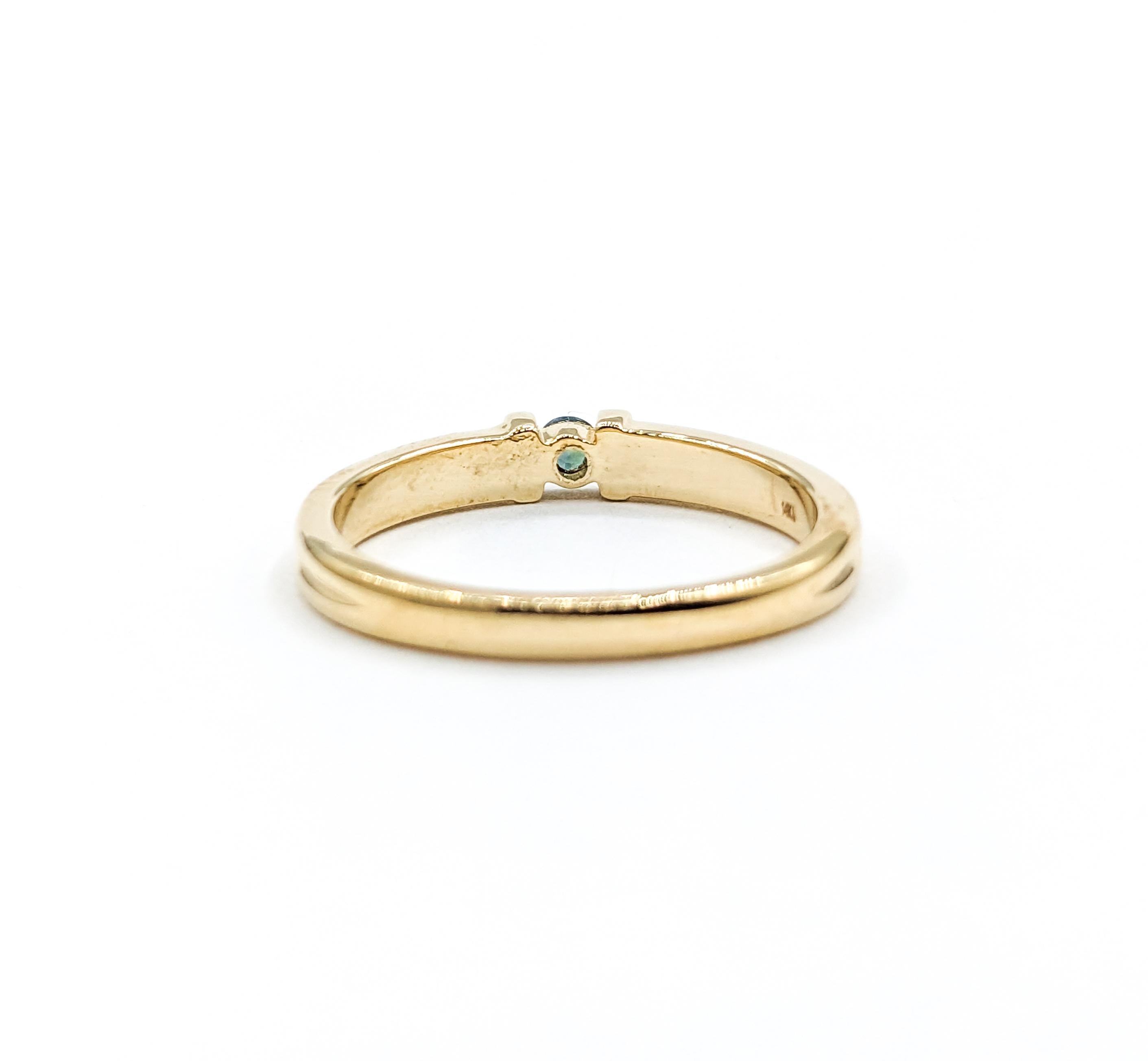 Natural Alexandrite Ring in Yellow Gold 2