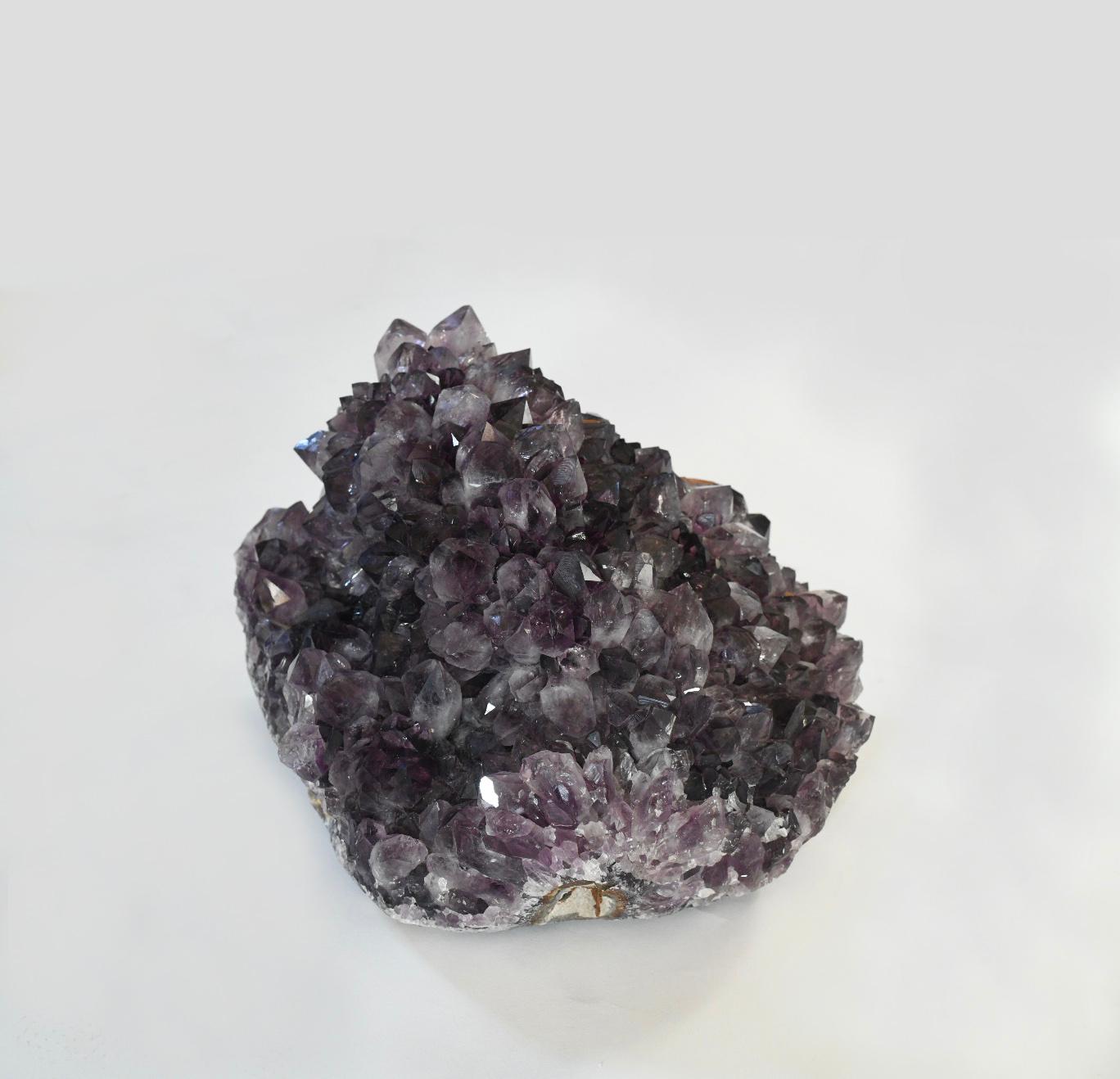 Contemporary Natural Amethyst Crystal Sculpture For Sale