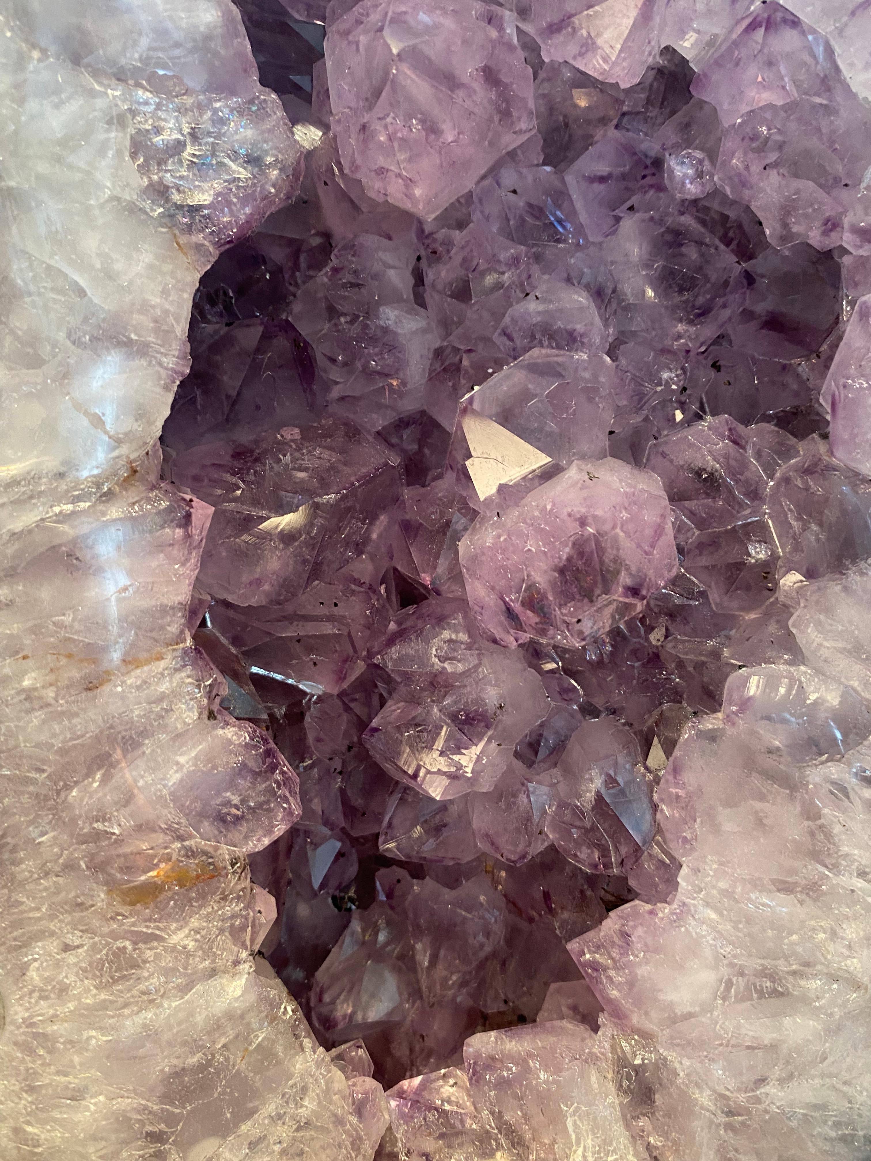 Natural Amethyst Geode Cluster For Sale 2