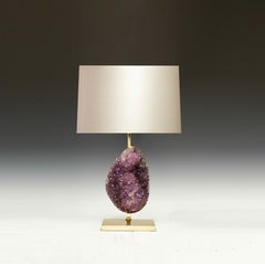 Natural Amethyst Sculpture Lamp