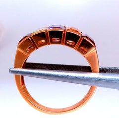 Natural amethyst topaz peridot garnet citrine mother's ring 14 karat*