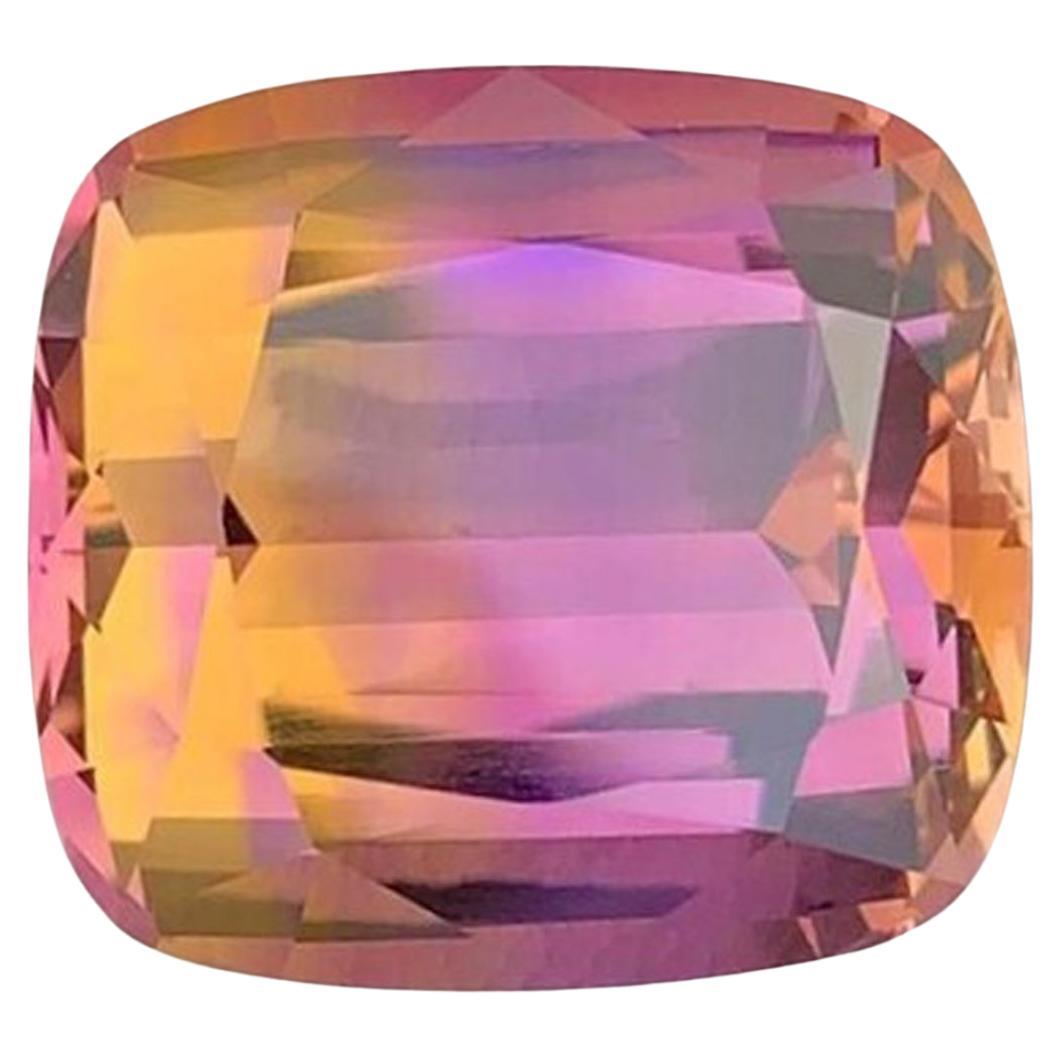 Natural Ametrine Gemstone: 22.00 CT Royal Purple 
Golden, February Birthstone