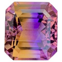 Natural Ametrine Gemstone: 25.17 CT Royal Purple 
Golden, February Birthstone