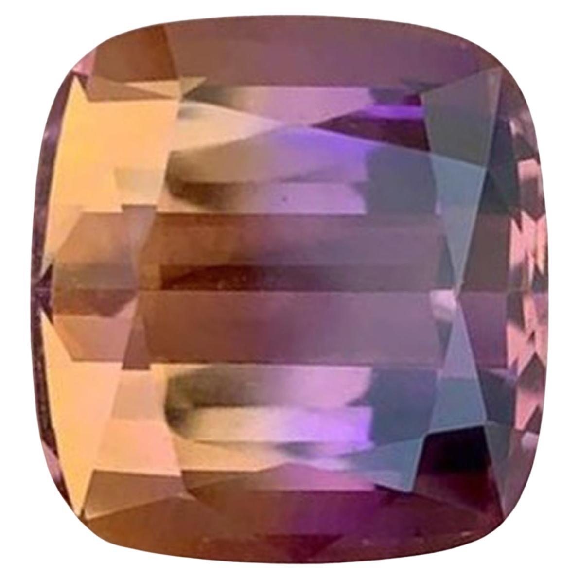 Natural Ametrine Gemstone: 26.77 CT Royal Purple 
Golden, February Birthstone en venta