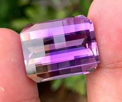 Natural Ametrine Gemstone: 38.50 Carat Royal Purple & Golden February Birthstone