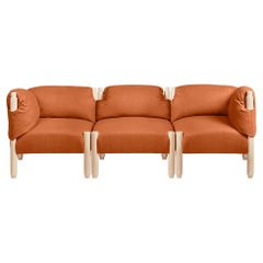 Natural and Orange Stand by Me Sofa by Storängen Design