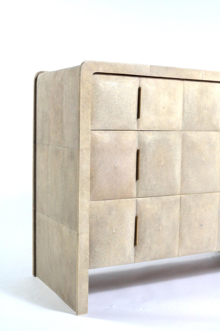Natural Antique Shagreen Chest of Drawers at 1stDibs